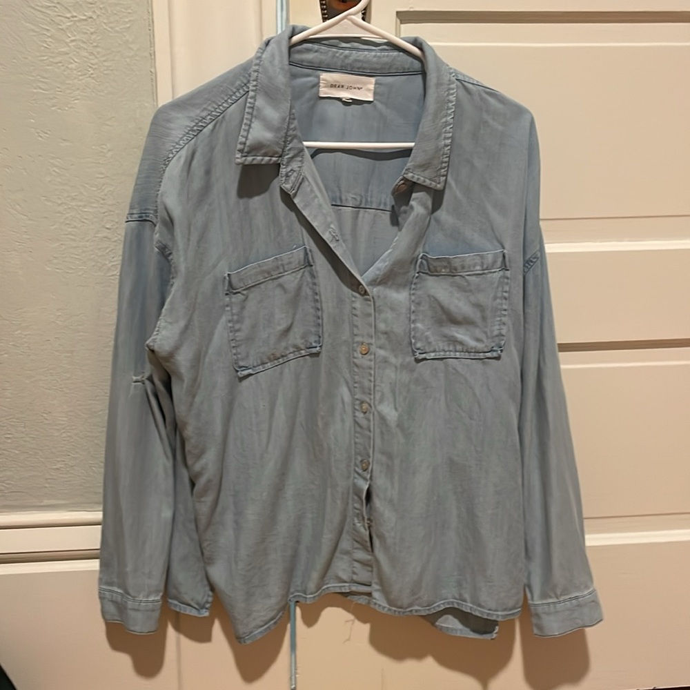 Dear John Button Down Shirt, size XS